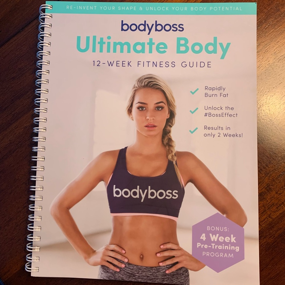 bodyboss Fitness & Nutrition 4 book bundle. As well, online pdf’s & videos